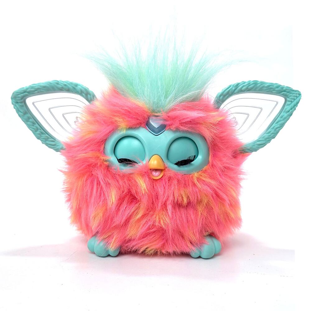 Hasbro Furby 2023 Pink And Yellow Works Great - Picture 2 of 4